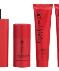 ESTUCHE PERRY ELLIS 18 FUEGO (4 PIEZAS)