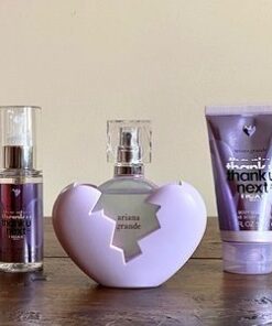 ESTUCHE ARIANA GRANDE THANK U, NEXT 2.0 (3 PIEZAS)