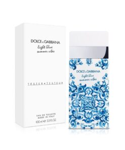 DOLCE GABBANA LIGHT BLUE SUMMER VIBES MUJER 100 ML EDT (TESTER)