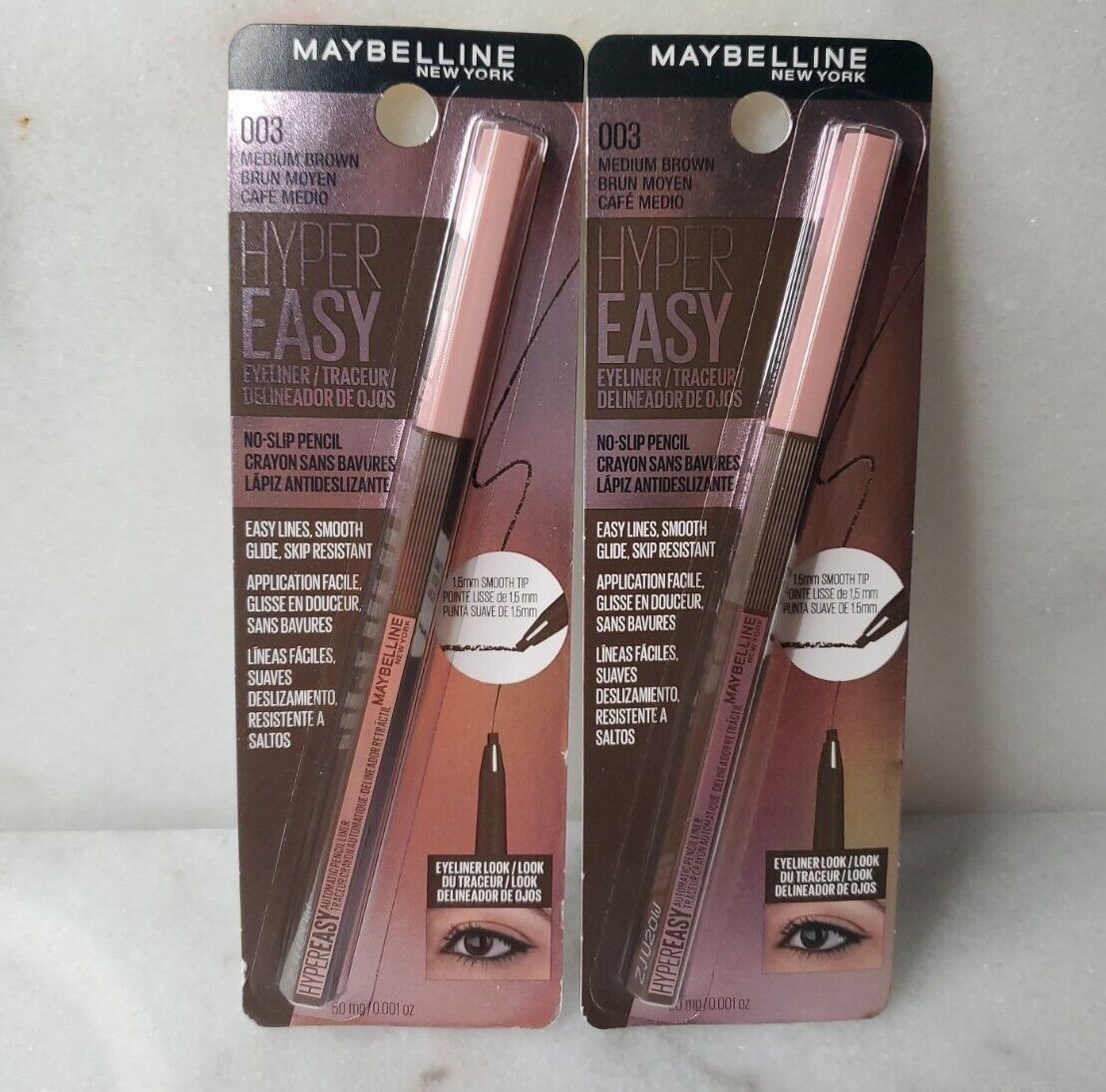 MAQUILLAJE MAYBELLINE (LAPIZ DELINEADOR PARA OJOS) (003 MEDIUM BROWN)E-31