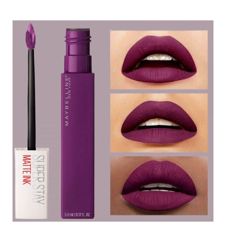 MAQUILLAJE MAYBELLINE (LABIAL LIQUIDO SUPER STAY MATTE INK) (40 BELIEVER) - Imagen 2