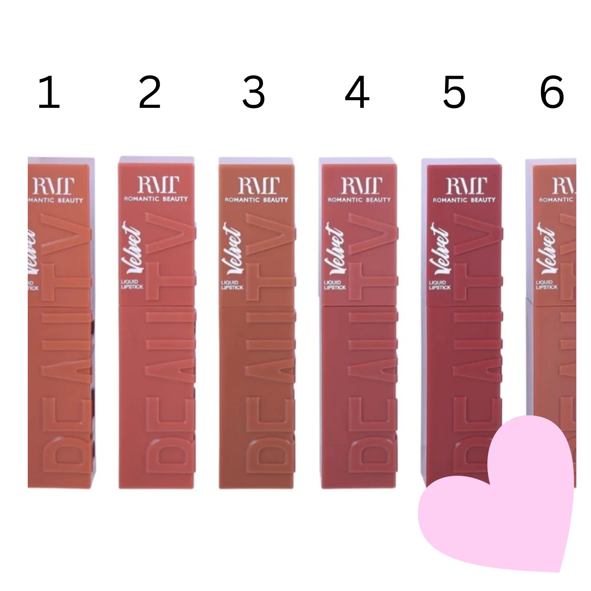 MAQUILLAJE ROMANTIC BEAUTY VELVET (LABIAL LIQUIDO MATTE NUDE COLOR) (1)E-36 - Imagen 2
