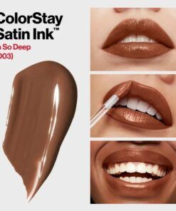MAQUILLAJE REVLON  (LABIAL LIQUIDO SATIN INK) (IN SO DEEP 003)