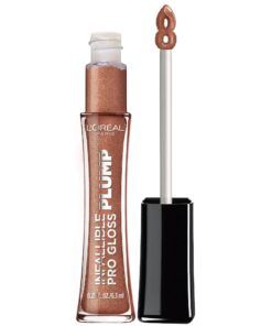 MAQUILLAJE LOREAL PARIS  (LABIAL LIQUIDO INFALLIBLE PRO GLOSS PLUMP) (607 SUNLIT SHIMMER)