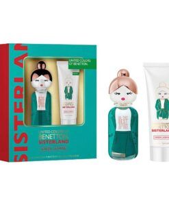 ESTUCHE BENETTON SISTERLAND GREEN JASMINE EDT (2 PIEZAS)