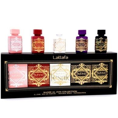 ESTUCHE LATTAFA BADEE AL OUD UNISEX (5 PIEZAS)