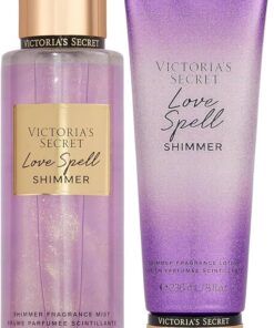 VICTORIA’S SECRET LOVE SPELL SHIMMER (PROMOCION PAREJA-BODY Y CREMA)