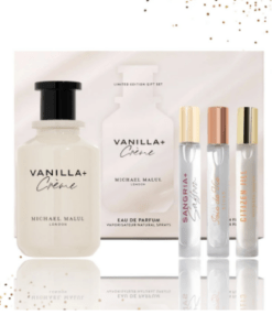 ESTUCHE MICHAEL MALUL VANILLA + CREME MUJER EDP (4 PIEZAS)
