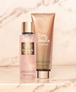 VICTORIA’S SECRET BARE VANILLA SHIMMER (PROMOCION PAREJA-BODY Y CREMA)