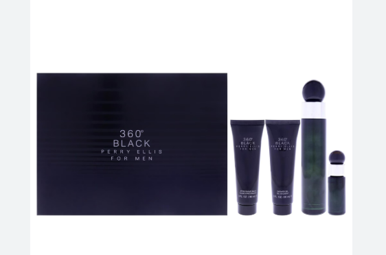 ESTUCHE PERYY ELLIS 360 BLACK (4 PIEZAS CANISTER)