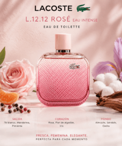 LACOSTE ROSE INTENSE MUJER 90 ML EDT (TESTER)