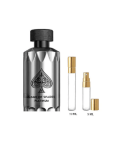 JO MILANO GAME OF SPADES PLATINUM UNISEX PARFUM (DECANTS 5 ML)